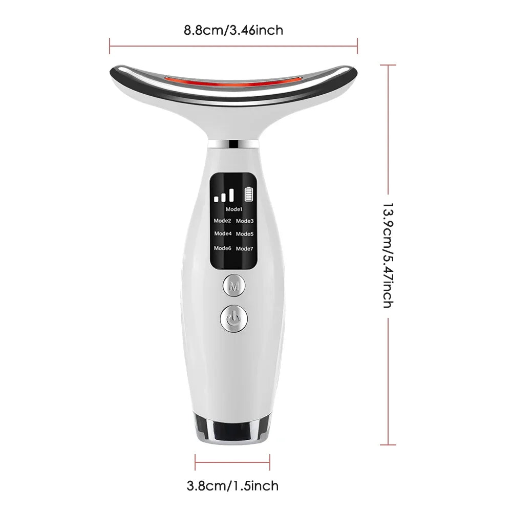 Denella™ 7in1 LED Face & Neck Lifting Gerät – Für straffere Haut & jugendliche Ausstrahlung
💡 Lichttherapie trifft Hautpflege – sichtbar jünger in nur wenigen Minuten pro Tag
Das Denella™ LED Beauty Gerät ver