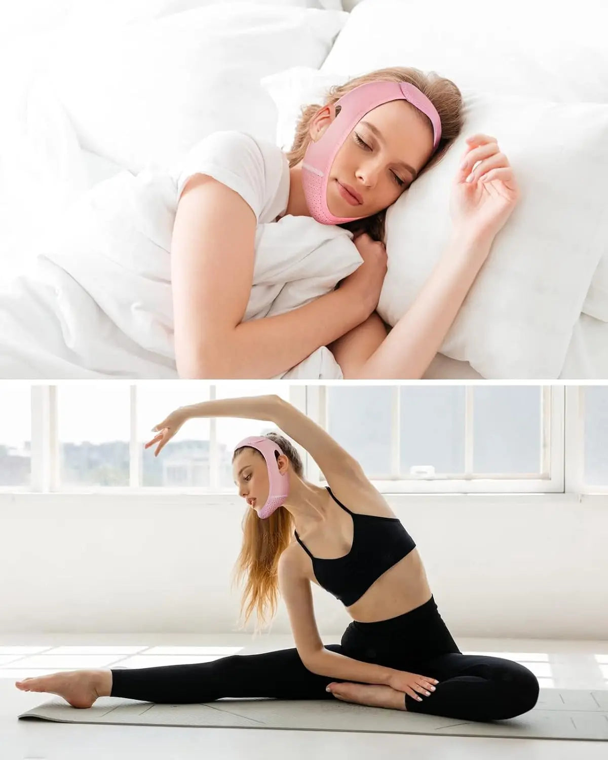 Erlebe die Kraft von Denella™ – unserem wiederverwendbaren V-Line Face Strap, der deine Gesichtszüge sanft anhebt und das Doppelkinn sichtbar reduziert. Ideal für alle, die sich eine V-förmige, straffe Gesichtsform wü