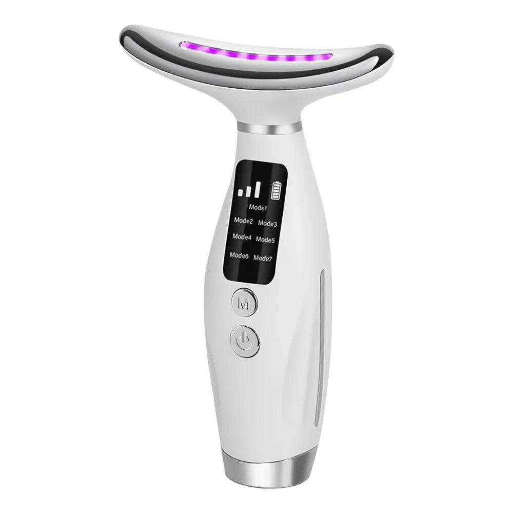 Denella™ 7in1 LED Face & Neck Lifting Gerät – Für straffere Haut & jugendliche Ausstrahlung

💡 Lichttherapie trifft Hautpflege – sichtbar jünger in nur wenigen Minuten pro Tag

Das Denella™ LED Beauty Gerät ver